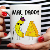 Mac Daddy Macaroni & Chese Mug - Always Together [Gift Idea - Makes A Fun Present] [For Him / For Her] Cute Mac and Cheese Mug