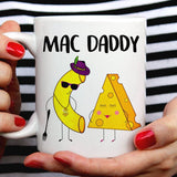 Mac Daddy Macaroni & Cheese Mug - [Gift Idea - Makes A Fun Present] [For Him / For Her] Cute Mac and Cheese Mug