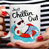 Free Shipping Worldwide - Just Chillin' Polar Bear Cute Coffee Mug  [Gift Idea - Makes A Fun Present - Gift For Her - Gift For Him]