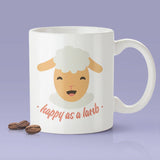 Happy As A Lamb [Lamb Cute Coffee Mug] - Gift Idea