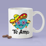 Mexican Lovers Mug - Te Amo [Gift Idea For Him or Her - Makes A Fun Present] I Love You - Mexico