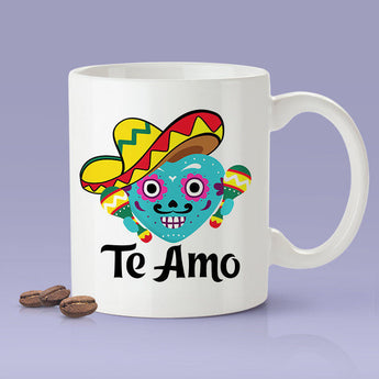 Free Shipping Worldwide - Mexican Lovers Mug - Te Amo [Gift Idea For Him or Her - Makes A Fun Present] I Love You - Mexico