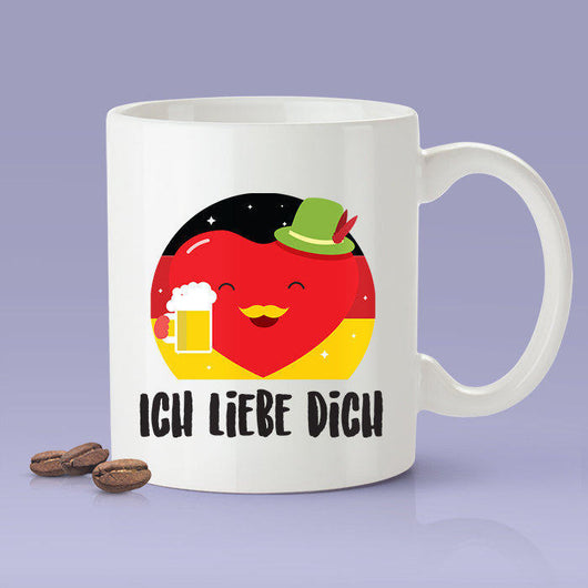 Free Shipping Worldwide - Ich Liebe Dich - German Lover Mug [Gift Idea - Makes A Fun Present] I Love You