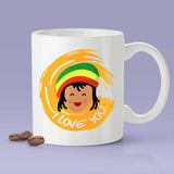 I Love You - Jamaican Mug [Gift Idea For Him or Her - Makes A Fun Present] I Love You Jamaica
