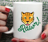 Free Shipping Worldwide - Rawr - Leopard Mug [Gift Idea - Makes A Fun Present] [For Him / For Her] Cute Leopard Mug