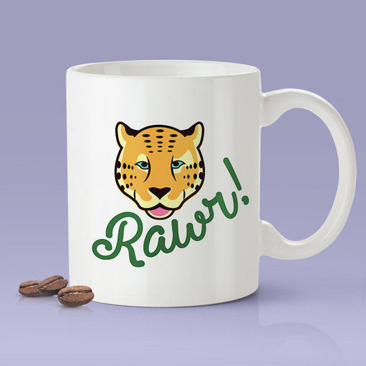 Free Shipping Worldwide - Rawr - Leopard Mug [Gift Idea - Makes A Fun Present] [For Him / For Her] Cute Leopard Mug
