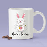 Honey Bunny Rabbit Mug-  Love Mug [Gift Idea - Makes A Fun Present] [For Him / For Her] Cute Bunny Mug