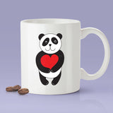 Free Shipping Worldwide - Panda Love Red Heart Coffee Mug  [Gift Idea - Makes A Fun Present] Blue