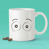 Wide Awake Eye Coffee Mug [Gift Idea - Makes A Fun Present]