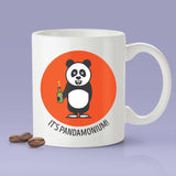 It's Pandamonium Coffee Mug  [Gift Idea - Makes A Fun Present] Orange