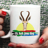 I Love You -  South African Mug [For Him or Her - Makes A Fun Present]  Ek Het Jou Lief