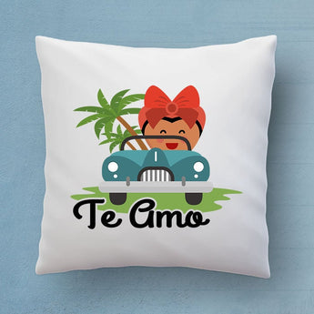 Free Shipping Worldwide  - Te Amo Pillow - Say I Love You In Spanish - Cute Decorative Pillow 18x18 inches