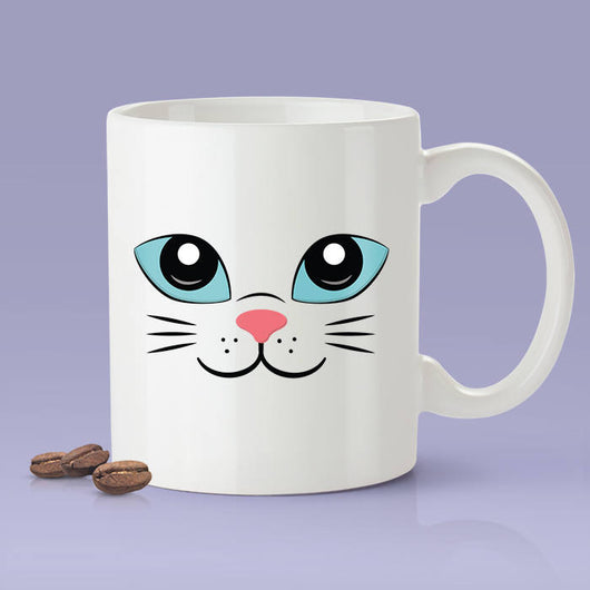 Free Worldwide Shipping - Cat Face Funny Coffee Mug - Cat Lover Cute Face [Gift Idea - Makes A Fun Present]