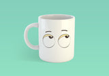 Free Shipping Worldwide - Set of Coffee Mug Eyes - Eye Roll & Tired Eyes [Gift Idea - Makes A Fun Present]