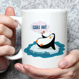 Free Shipping Worldwide - Chill Out Cute Penguin Coffee Mug  [Gift Idea - Makes A Fun Present - Gift For Her - Gift For Him]