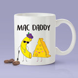 Mac Daddy Macaroni & Cheese Mug - [Gift Idea - Makes A Fun Present] [For Him / For Her] Cute Mac and Cheese Mug