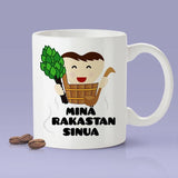I Love You - Finland  [Gift Idea For Him or Her - Makes A Fun Present]  Minä rakastan sinua- Finnish Love Mug