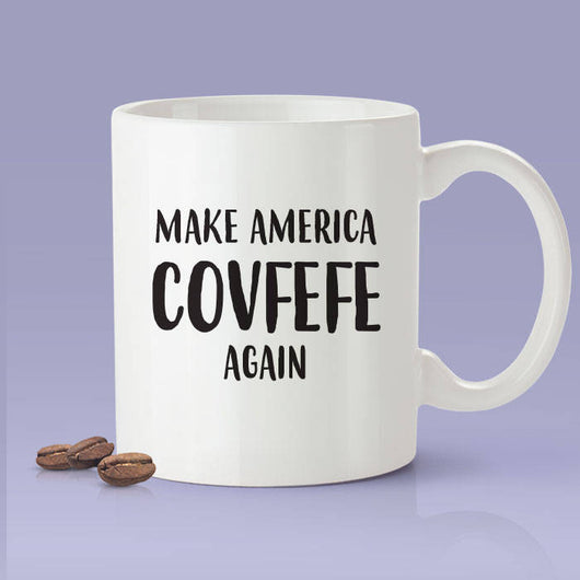 Free Shipping Worldwide  - Make America Covfefe Again - Trump Twitter Joke Mug [Gift Idea - Makes A Fun Present] [For Him / For Her]