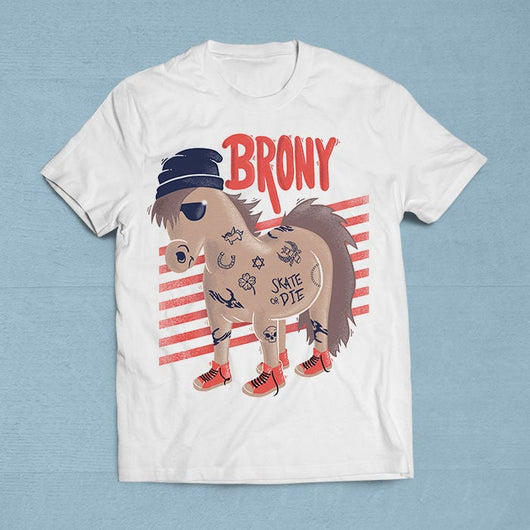 Free Worldwide Shipping - Brony T-Shirt [Gift Idea - Makes A Fun Present] [For Him/For Her] Unisex T-Shirt XS/Small/Medium/Large/XL