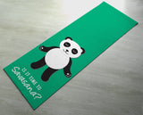 Free Shipping Worldwide  - Is It Time For Savasana? Panda - Cute Panda Yoga Mat  - Practice Yoga In Style - Exercise Mat