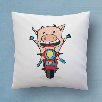 Cute Pig Pillow - The Perfect Bedroom Pillow For Pig Lovers - Cute Decorative Pillow 18x18 inches