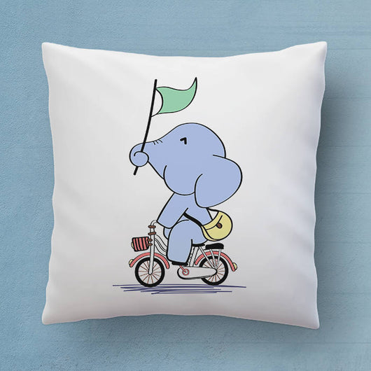 Free Shipping Worldwide - Cute Elephant Pillow - The Perfect Bedroom Pillow For Elephant Lovers - Cute Decorative Pillow 18x18 inches