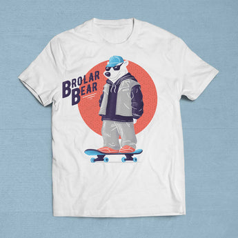 Free Shipping Worldwide - Brolar Bear T-Shirt [Gift Idea - Makes A Fun Present] [For Him/For Her] Unisex T-Shirt XS/Small/Medium/Large/XL