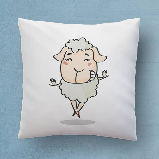 Free Shipping Worldwide - Cute Sheep Lamb Throw Pillow - The Perfect Bedroom Pillow For Lamb Lovers - Cute Decorative Pillow 18x18 inches