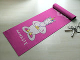 Printed Unicorn Yoga Mat - Non slip, Excellent grip - Premium Quality - Yoga gift for her
