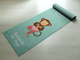 Free Shipping Worldwide - Bananas For Yoga - Cute Monkey Yoga Mat - Practice Yoga In Style [Gift Idea] Exercise Mat / Green Yoga Mat