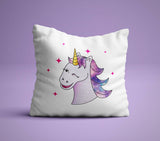 Free Shipping Worldwide - Wink Magical Unicorn - The Perfect Bedroom Pillow For Unicorn Lovers - Cute Decorative Pillow 18x18 inches