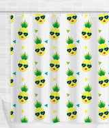 Free Shipping! Pineapple Shower Curtain [Gift Idea / Fun Present] Bathtub Curtain - Fruit Shower Curtain