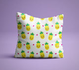 Free Shipping! Pineapple Pillow With Hearts -  The Perfect Bedroom Pillow For Pineapple Lovers - Cute Decorative Pillow 18x18 inches