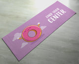 Find Your Center Donut Yoga Mat / Thick Yoga Mat - Printed & Customized  [Best exercise mats]