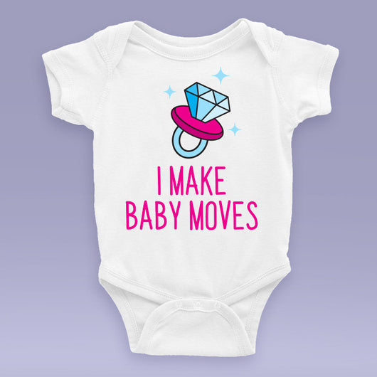 I Make Baby Moves (I Make Money Moves Parody) - Cardi B Baby Onesie / Bodysuit