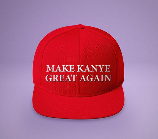 Make Kanye Great Again - Red MAGA Parody Hat - Kanye West Inspired Red Presidential Hat