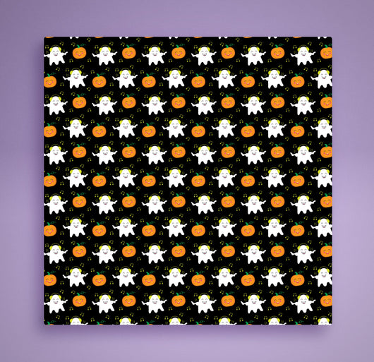 Ghost Halloween Bandana -  Pumpkin Spice and Everything Nice - Cute Fashion For Your Favorite Dog or Cat