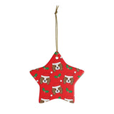King Charles Spaniel Ornament -  Christmas Tree Ceramic Ornaments - King Charles Spaniel Dog Ornament