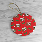King Charles Spaniel Ornament -  Christmas Tree Ceramic Ornaments - King Charles Spaniel Dog Ornament