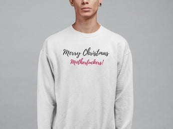 Merry Christmas Motherfuckers Teeshirt - Merry Christmas Ugly Sweater Mother F*ckers