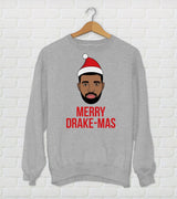 Merry Drake-Mas Holiday Sweater -  Christmas Holiday Sweater - Ugly Sweater Party Design - Drake Christmas Sweater