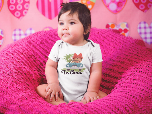 Te Amo - Mexican Themed Baby Bodysuit - White - Cute Baby Gift - Mexican Themed Baby Gift