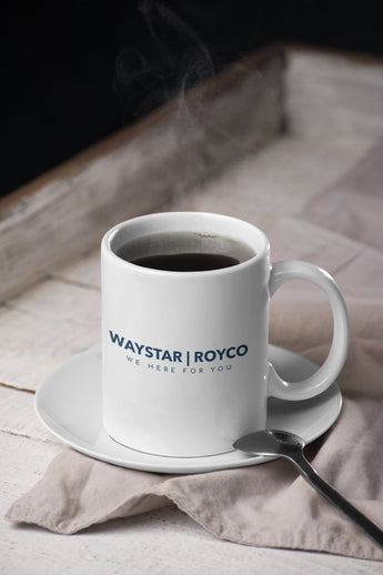 Waystar Royco / We Here For You -  Succession Parody Mug