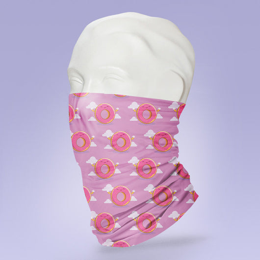 Washable & Reusable Zen Donut  - Gaiter Face Shield - Face Mask - Face Buff - Snood