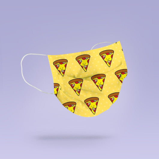 Washable & Reusable Pizza Themed Cloth Face Mask Cover