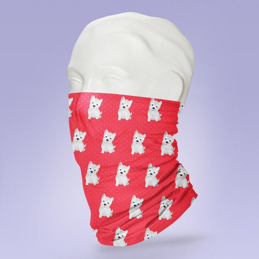 Washable & Reusable Red Scottish Terrier Face Mask - Scottish Terrier Face Mask - Face Shield - Face Mask - Scotty Dog