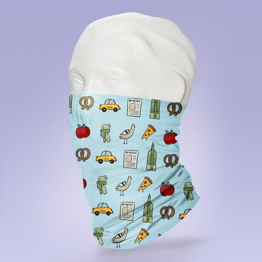 New York City Themed Mask - Face Mask - Face Buff - Snood - Sneaker Head Mask - NYC Face Mask