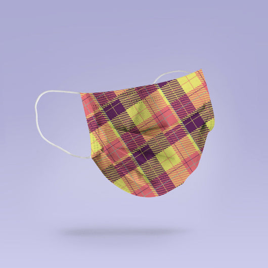 Washable and Reusable Plaid Face Mask -  Face Mask Plaid Mask - Cute Face Mask -  Mask Cover - Funny Masks