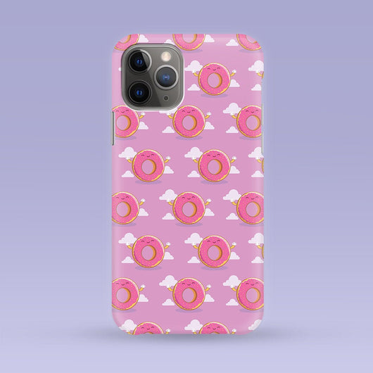 Purple Donut iPhone Case - Multiple Case Sizes Available - Donut Phone Cover, Durable iPhone Case - Donut iPhone Case