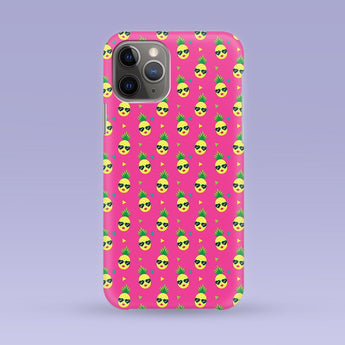 Pink Pineapple iPhone Case - Multiple Case Sizes Available - Pineapple Phone Cover, Durable iPhone Case -Pineapple iPhone Case